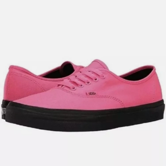 red vans with black soles